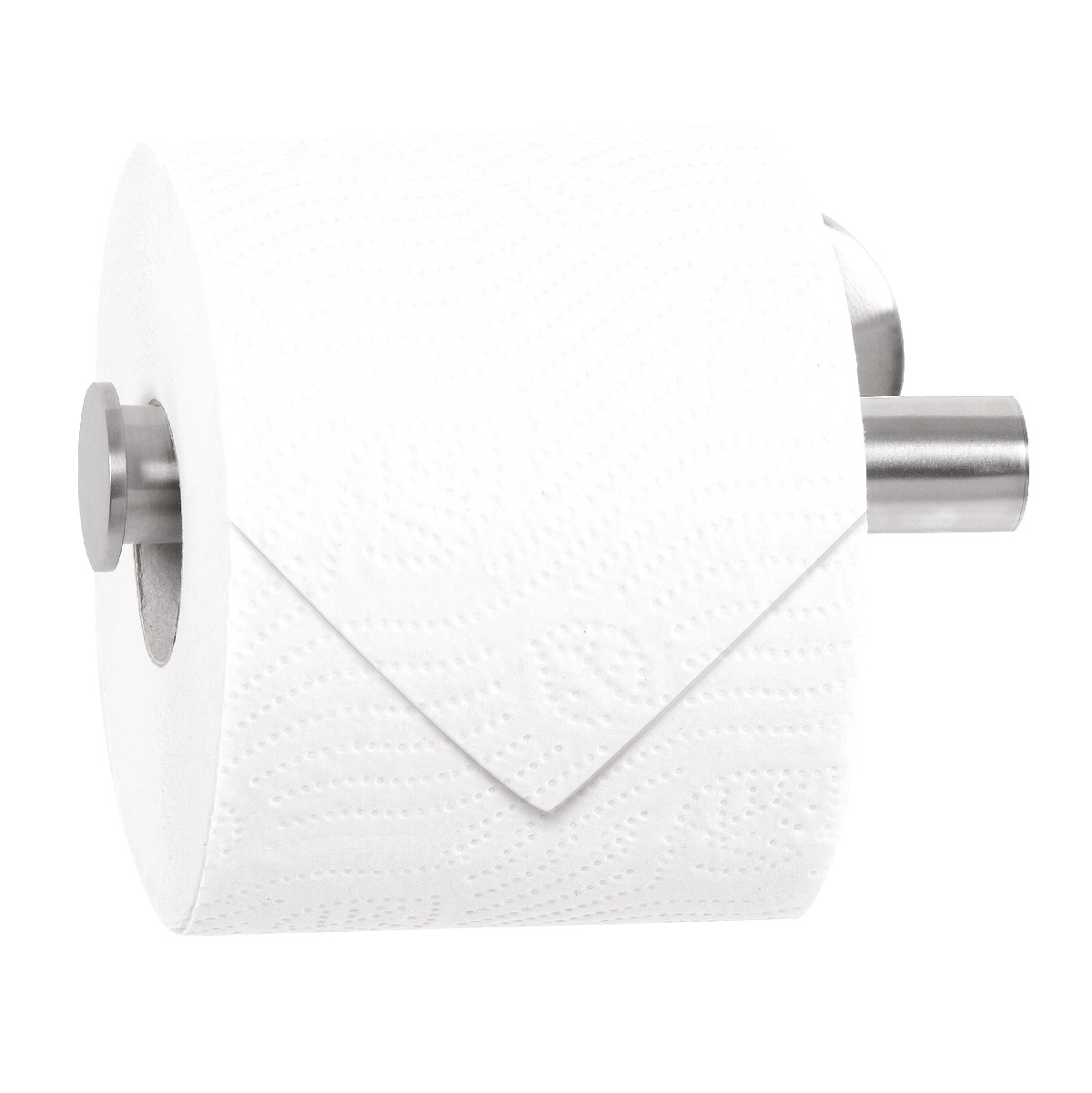 Bad-Serie PIAZZA - Toilettenpapierhalter 2 in 1, Edelstahl matt