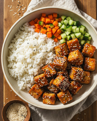 Teriyaki Tofu Bowl – proteinreich, vegan &amp; perfekt für Meal Prep - Teriyaki Tofu Bowl – proteinreich, vegan &amp; perfekt für Meal Prep