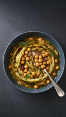 Veganer One-Pot Kohl mit Kichererbsen – Einfach &amp; Aromatisch - Veganer One-Pot Kohl mit Kichererbsen – Schnell &amp; Lecker