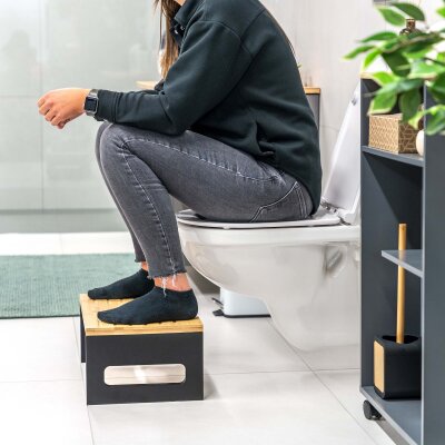 Toilettenhocker: 6 Gründe warum jeder einen besitzen sollte - Toilettenhocker aus Bambus – 6 starke Gründe für mehr Gesundheit &amp; Komfort | eluno24