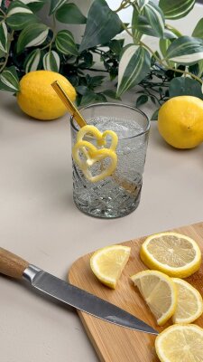 DIY Zitronenherzen - sommerliche Deko für deine Getränke - Süße Deko-Idee für die nächste Sommerparty