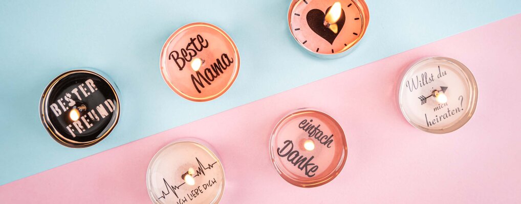 Anleitung: Teelicht mit süßer Nachricht als Überraschung - DIY-Idee - Anleitung: Teelicht mit süßer Nachricht als Überraschung - DIY-Idee