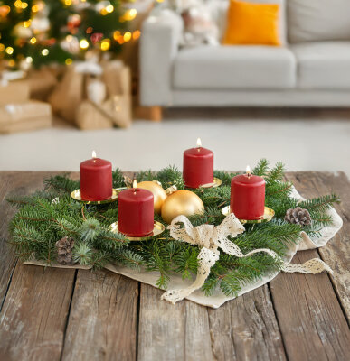 Tipps für deinen Adventskranz – Weihnachtsdekoration - Tipps für deinen Adventskranz – Weihnachtsdekoration