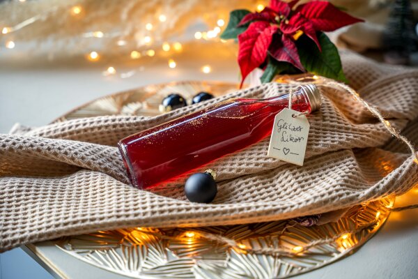 Glitzerlikör zum Verlieben: Das perfekte Geschenk im Glas - Glitzerlikör – Perfektes Geschenk aus Tee &amp; Likör