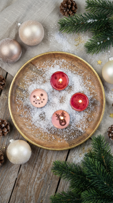 DIY Teelicht mit Weihnachtsbotschaft – einfache Geschenkidee - DIY Teelicht mit Weihnachtsbotschaft – einfache Geschenkidee