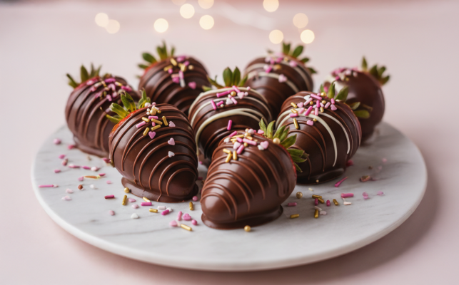 Hausgemachte Schoko-Früchte: Süße Rezeptidee zum Nachmachen - Hausgemachte Schoko-Früchte – Einfaches DIY Geschenk für Muttertag &amp; Valentinstag