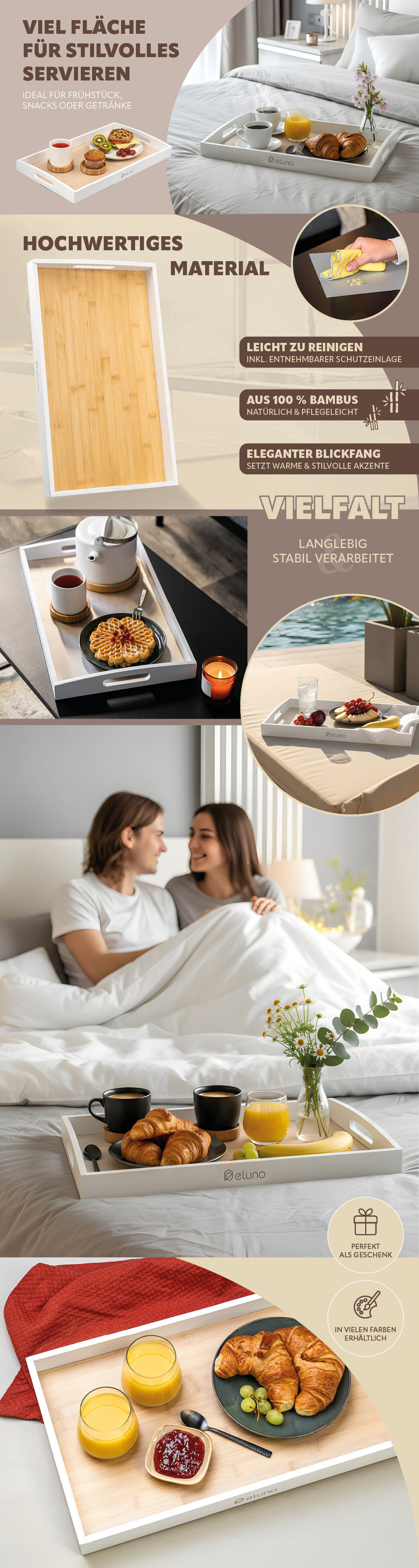 Serviertablett Mobil