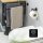 Toilettenpapierhalter PIAZZA BLACK
