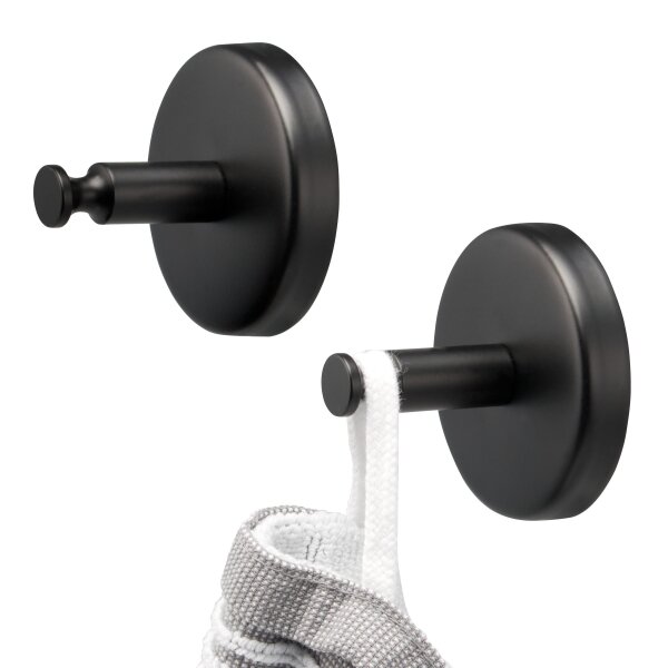 Handtuchhaken PIAZZA BLACK 2er Set