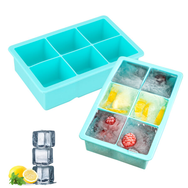 Silikon-Eiswürfelform 2er Set