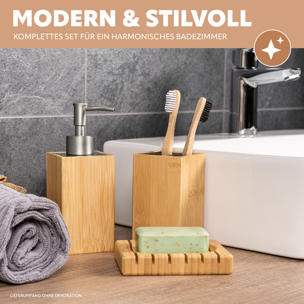 Badezimmer-Set 3tlg., 22,99 €