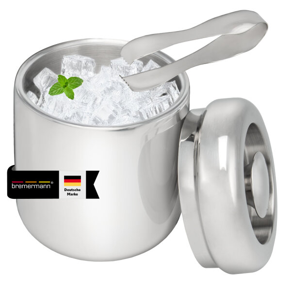 Eiswürfelbehälter mit Zange