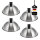 Burgerhauben 4er Set