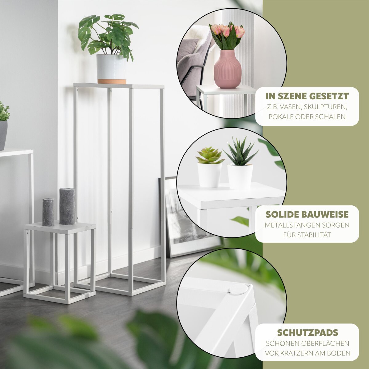 Blumenhocker 3er Set, 58,99