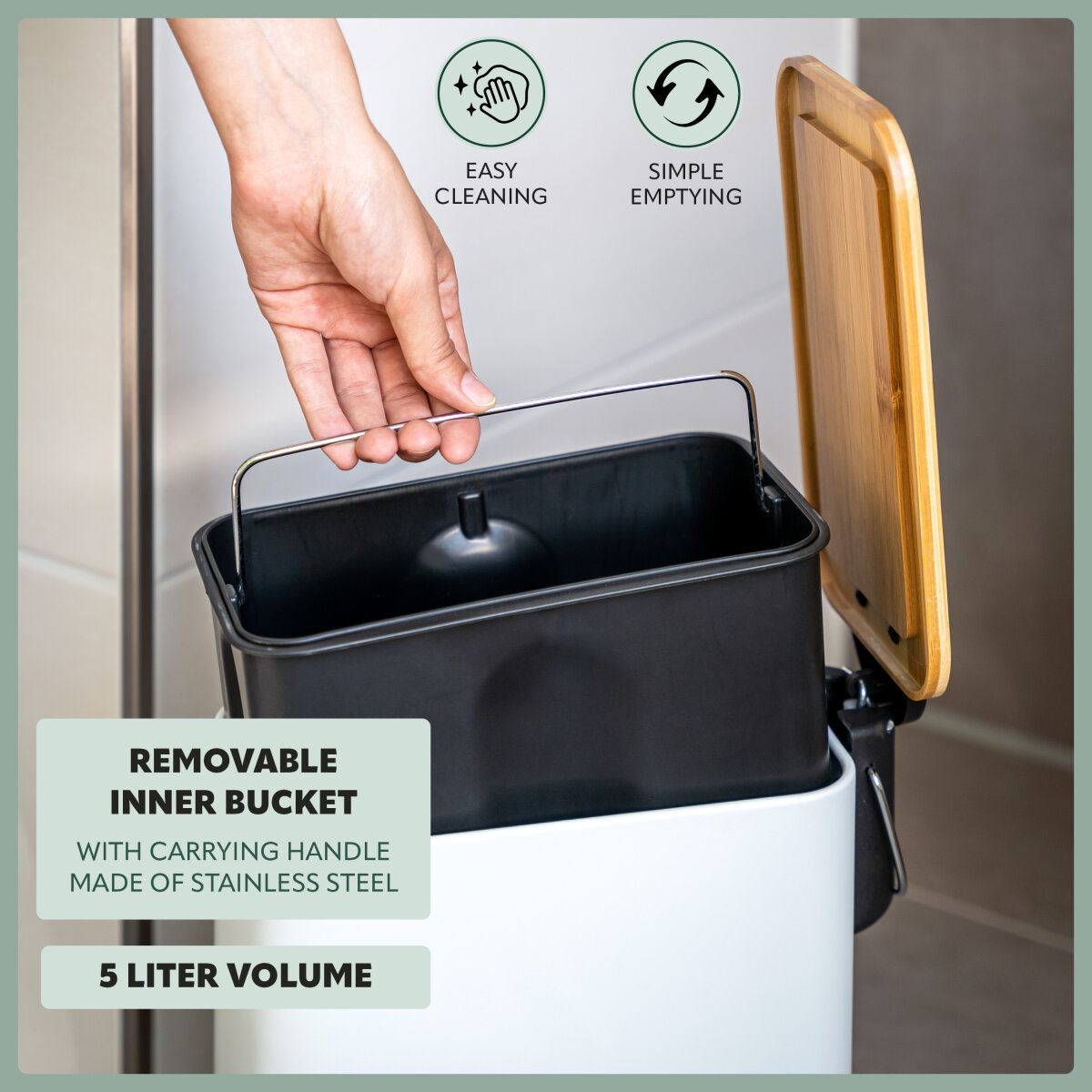 Treteimer 5 L, 30,99