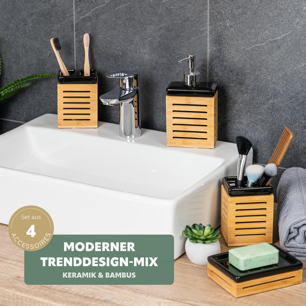 Badezimmer-Set 4tlg., 32,99
