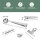 Verschlussklammern 7tlg.
