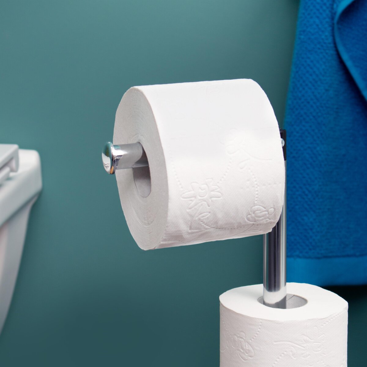 Freistehender WC-Rollenhalter Für Bis Zu 5 Toilettenpapierrollen - Dekorativ & Praktisch
