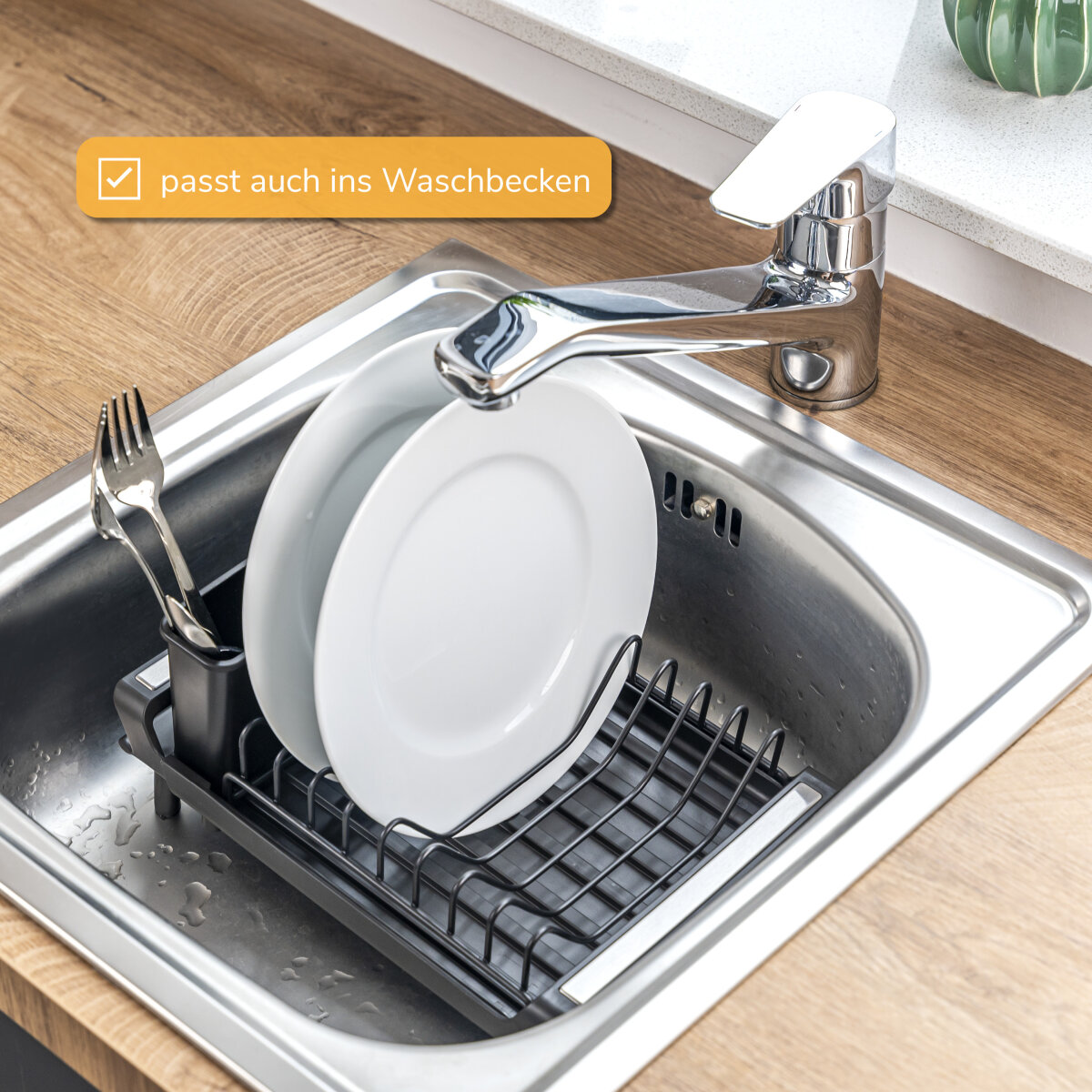 handmixer 500 watt mit Rührschüssel 500W – Elektrischer Handrührer mit 3,5 L Edelstahl-Schüssel Knetmaschine automatischer Rotation, 5 Stufen, Turbo 2x Rührhaken & Knethaken Küchenmixer Teigknetmaschine Set:6 St.
