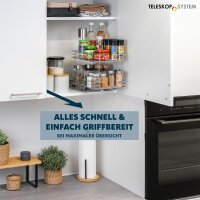 Teleskop-Gewürzregal