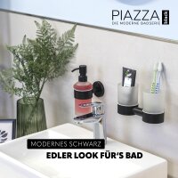 B-Ware Doppel-Glasbecherhalter PIAZZA BLACK