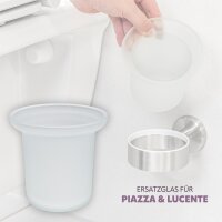 B-Ware WC-Garnitur PIAZZA & LUCENTE Ersatzglas