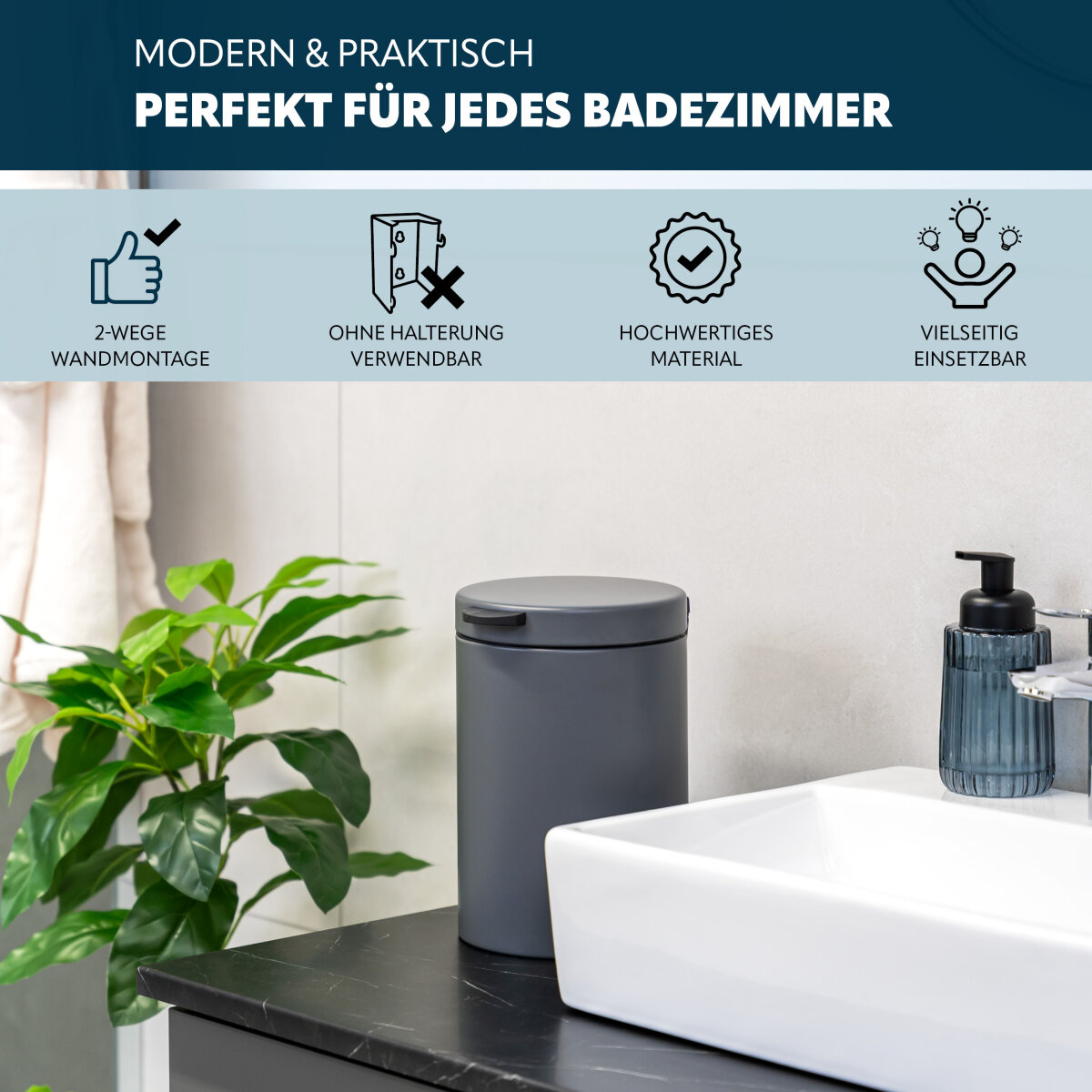 Wand-Kosmetikeimer 3 L, 29,99 €