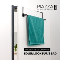B-Ware Tür-Handtuchstange PIAZZA BLACK