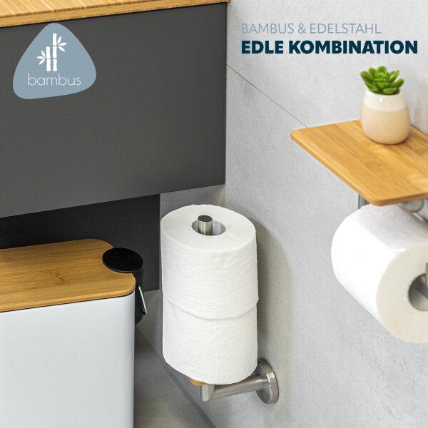 Toilettenpapierhalter PIAZZA BAMBUS, 27,99