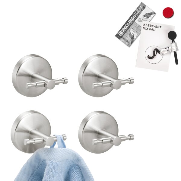 Handtuchhaken PIAZZA 4er Set