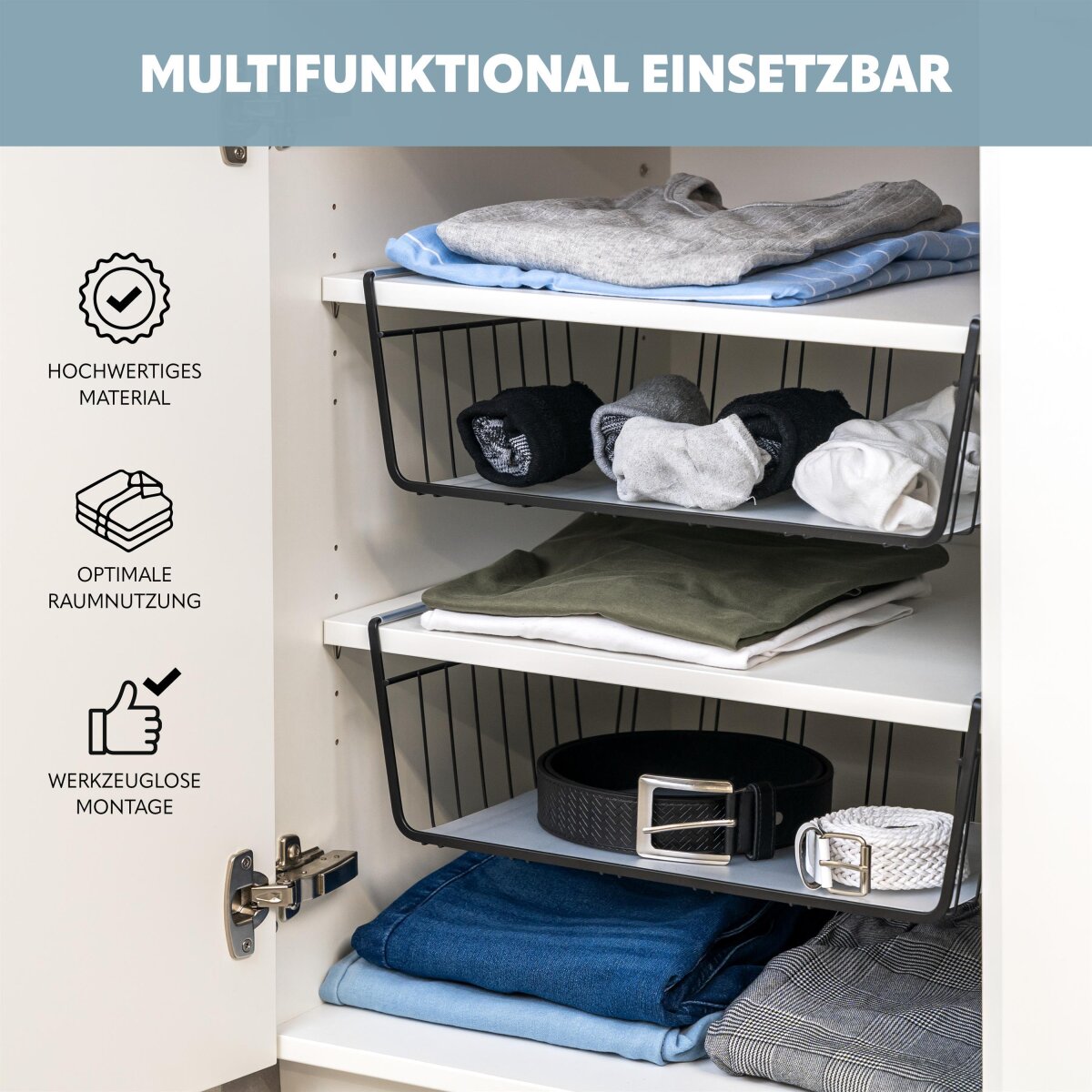 Schrankkörbe 2er Set, 19,99 €