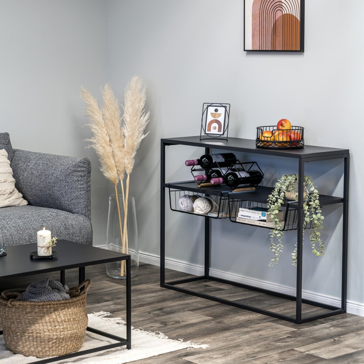 kombiservice 12 personen modern CreaTable »Modern Industrial« Service, Spezialglasur, glänzende Sprenkel, 16 Teile, für 4 cat_ROMA