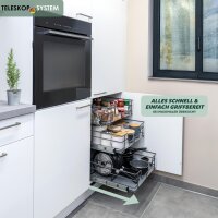 Teleskopschublade 60 cm
