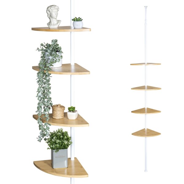 Teleskop-Wandeckregal