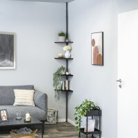 Teleskop-Wandeckregal