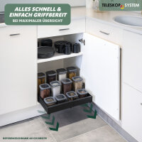 Teleskopschublade 43-67 cm