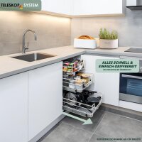 B-Ware Teleskopschublade 50 cm