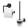 Badezimmer-Set PIAZZA BLACK 2tlg.