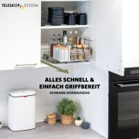 B-Ware Korbauszug für Oberschränke 30 cm