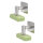 Magnet-Seifenhalter 2er Set