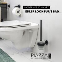 B-Ware WC-Garnitur PIAZZA BLACK