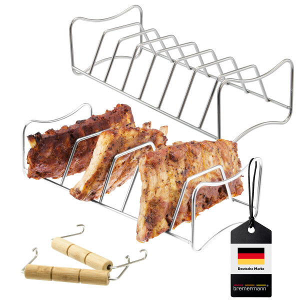 Spare Ribs- und Bratenhalter 2er Set
