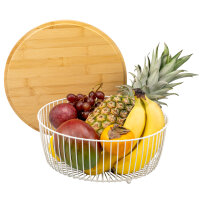 Obstkorb mit Bambusdeckel