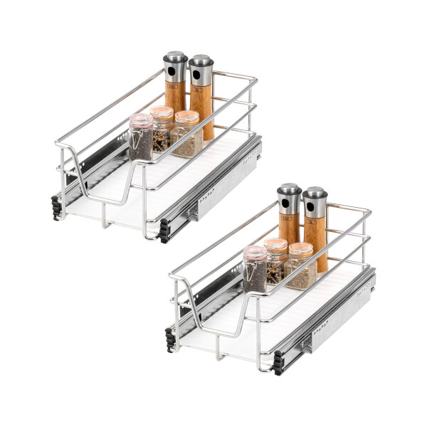 Teleskopschublade 40 cm 2er Set