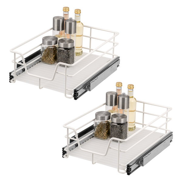Teleskopschublade 40 cm 2er Set