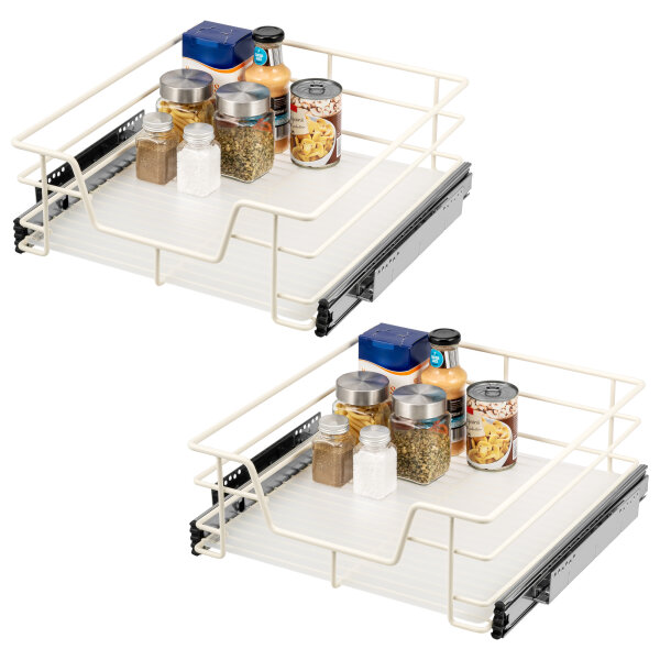 Teleskopschublade 45 cm 2er Set
