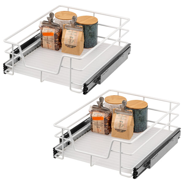 Teleskopschublade 45 cm 2er Set
