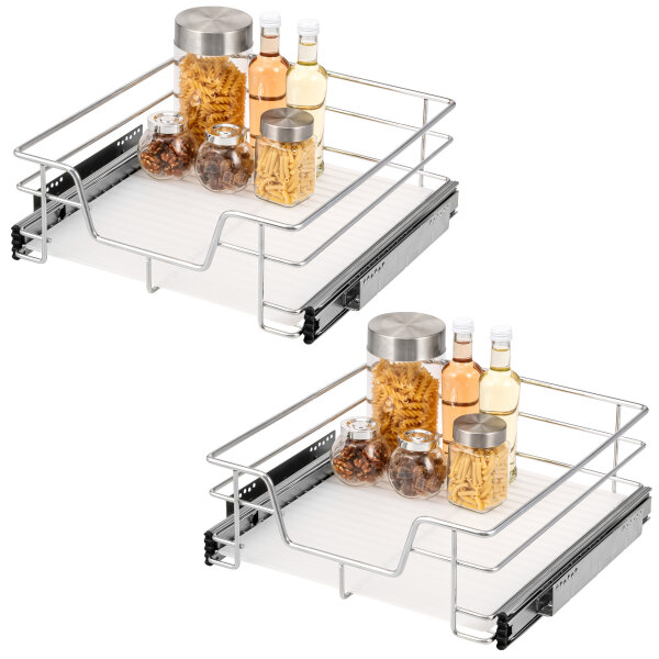 Teleskopschublade 50 cm 2er Set