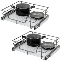 Teleskopschublade 60 cm 2er Set