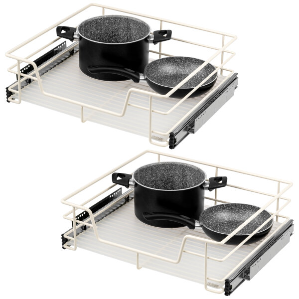 Teleskopschublade 60 cm 2er Set